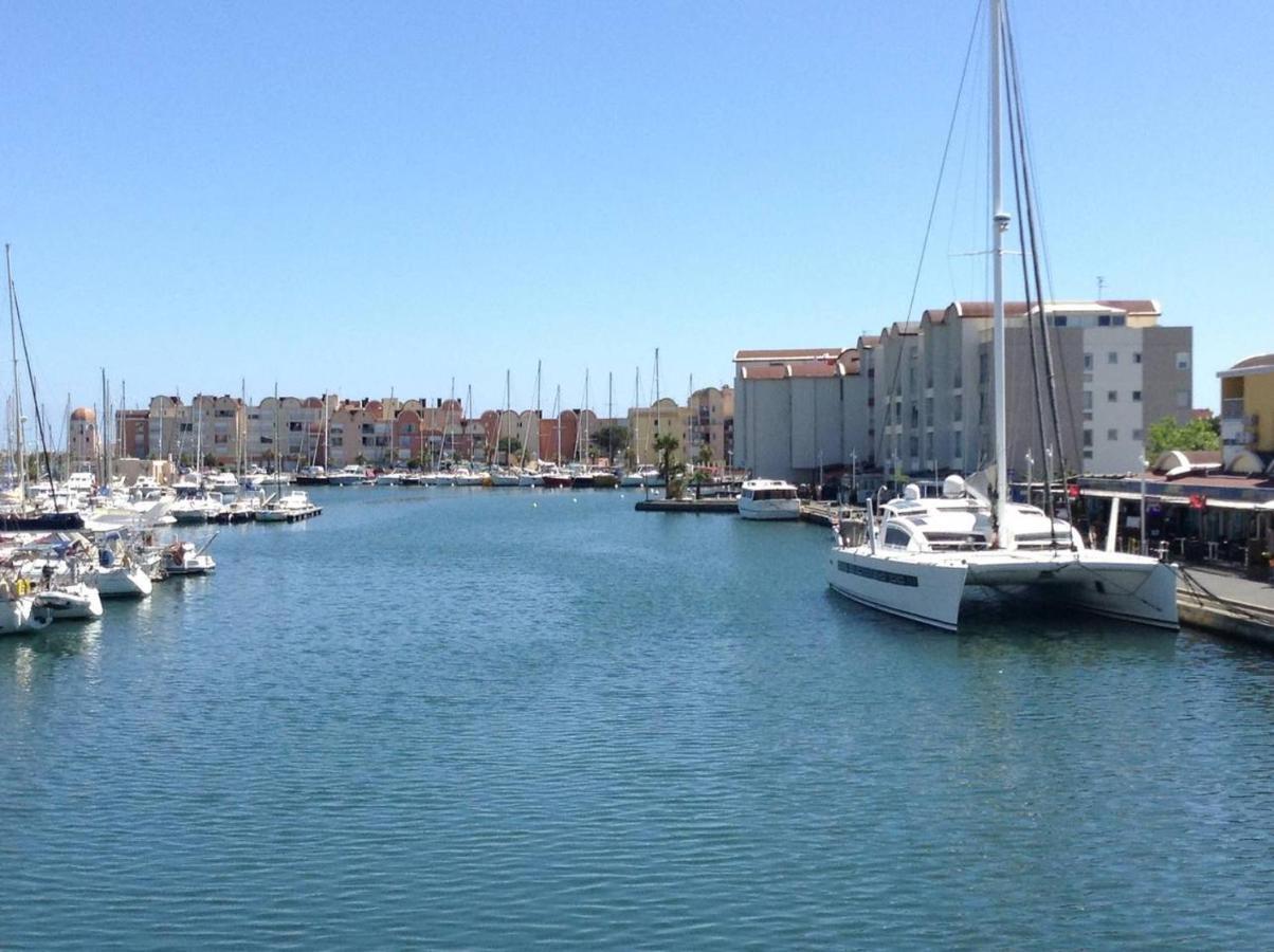 Studio Sur Le Port, Climatisation, Wifi, Piscine, Lave-Linge Gruissan Buitenkant foto